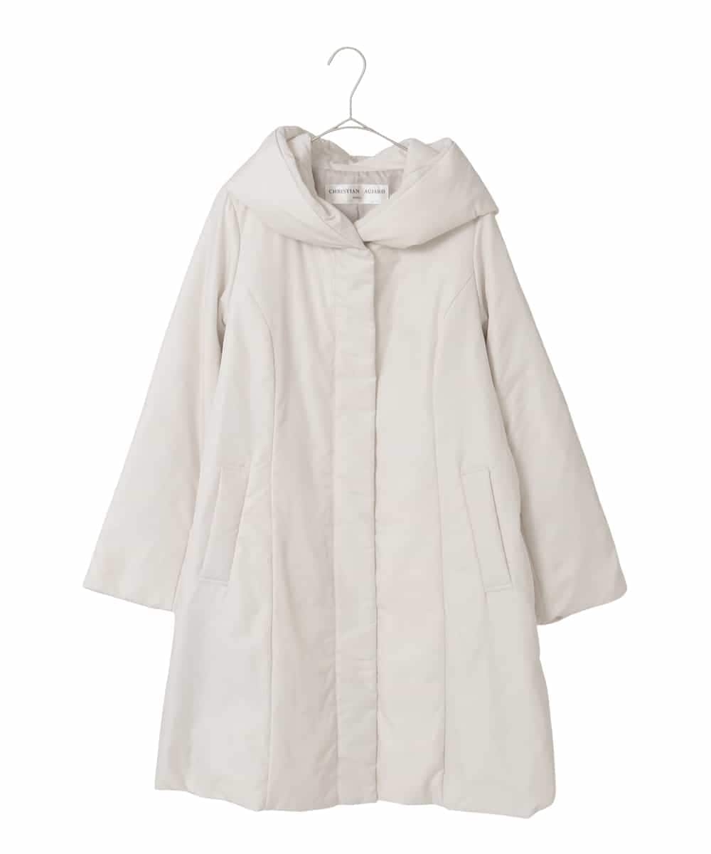 PYVAD44900 CHRISTIAN AUJARD(小さいサイズ)(メゾン ドゥ サンク) [暖か･軽い]フーディーダウンコート ブラック