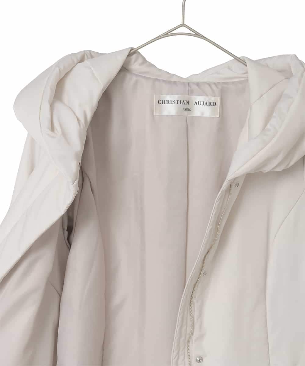 PYVAD44900 CHRISTIAN AUJARD(小さいサイズ)(メゾン ドゥ サンク) [暖か･軽い]フーディーダウンコート ブラック