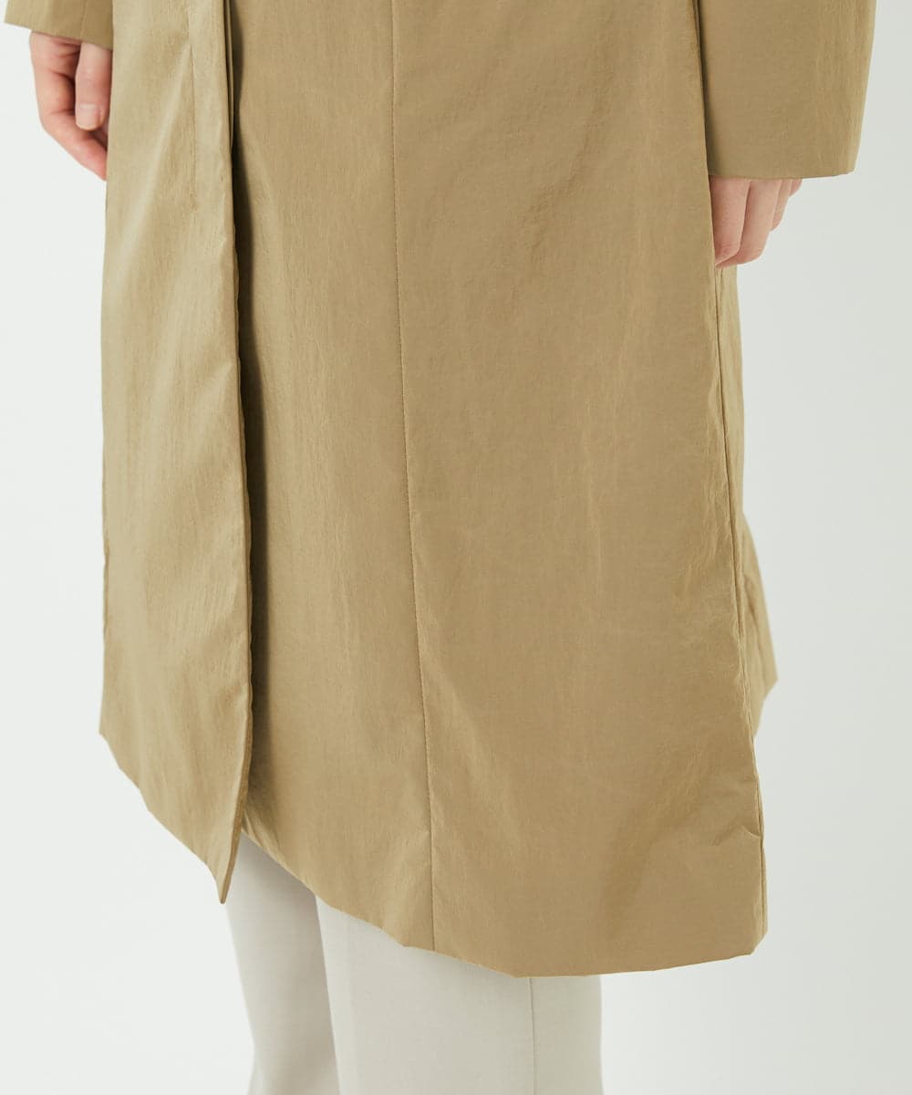 PYVAF10690 CHRISTIAN AUJARD(小さいサイズ)(メゾン ドゥ サンク) シャンブレーロングコート ベージュ