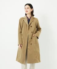 PYVAF10690 CHRISTIAN AUJARD(小さいサイズ)(メゾン ドゥ サンク) シャンブレーロングコート ベージュ