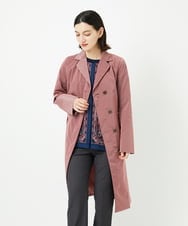 PYVAF10690 CHRISTIAN AUJARD(小さいサイズ)(メゾン ドゥ サンク) シャンブレーロングコート ベージュ