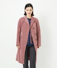 PYVAF10690 CHRISTIAN AUJARD(小さいサイズ)(メゾン ドゥ サンク) シャンブレーロングコート ベージュ