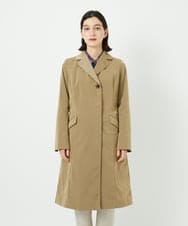 PYVAF10690 CHRISTIAN AUJARD(小さいサイズ)(メゾン ドゥ サンク) シャンブレーロングコート ベージュ