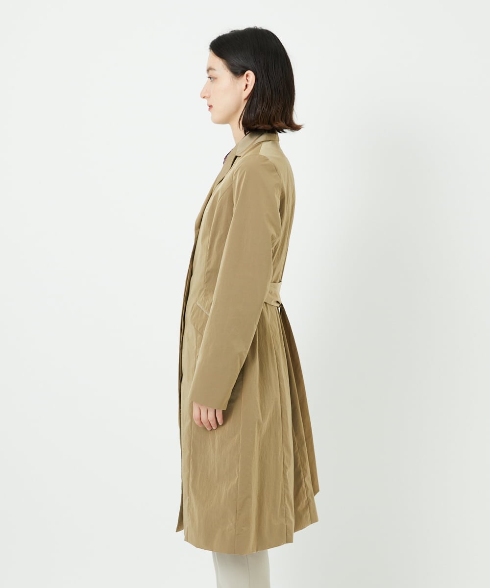 PYVAF10690 CHRISTIAN AUJARD(小さいサイズ)(メゾン ドゥ サンク) シャンブレーロングコート ベージュ