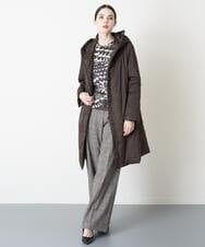 PYVAS20600 CHRISTIAN AUJARD(小さいサイズ)(メゾン ドゥ サンク) ハイマルチサテンダウンコート ダークグリーン