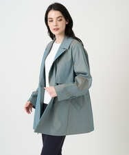 PYVEE04790 CHRISTIAN AUJARD(小さいサイズ)(メゾン ドゥ サンク) [ライナー付]デザインハーフコート ベージュ