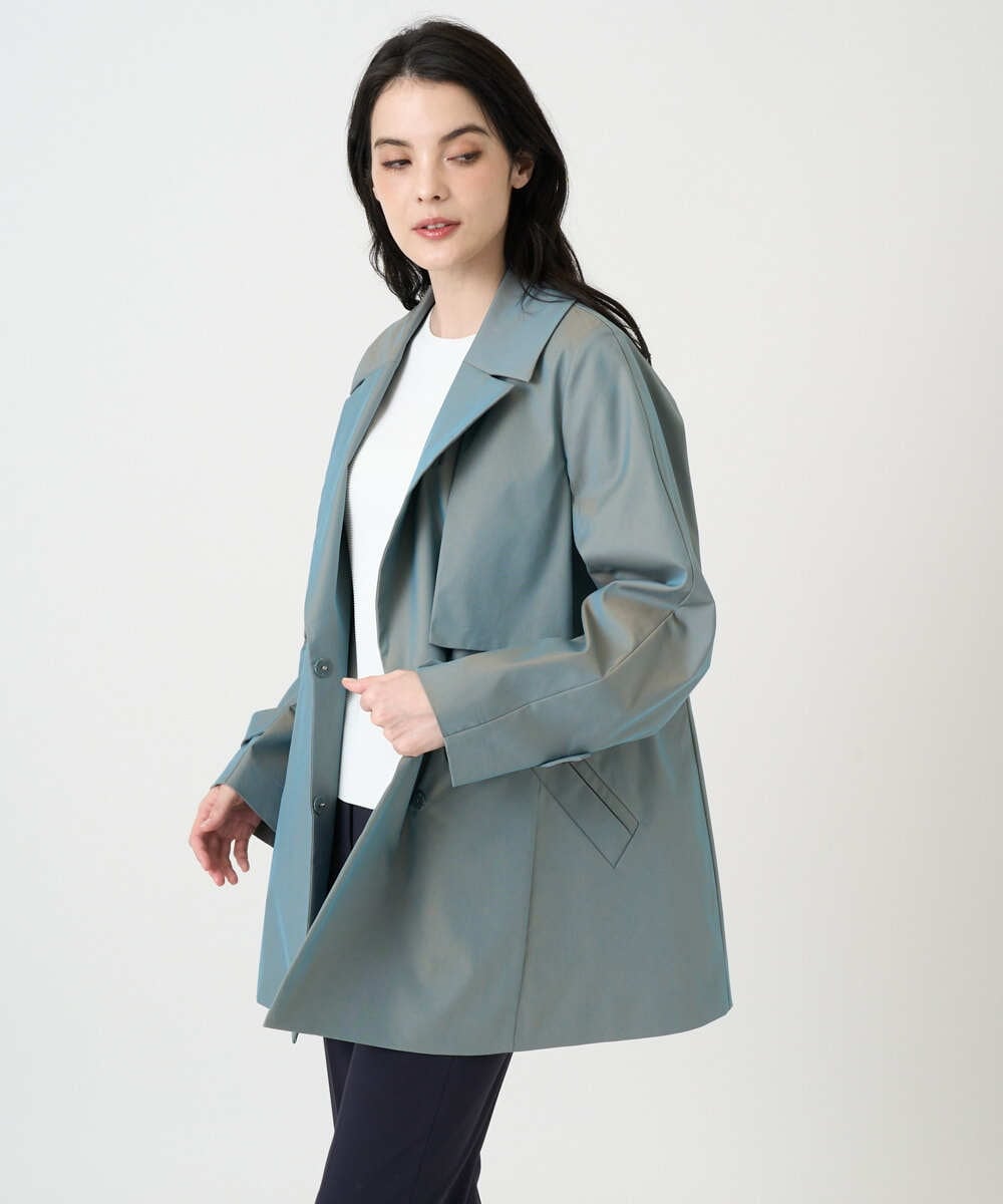 PYVEE04790 CHRISTIAN AUJARD(小さいサイズ)(メゾン ドゥ サンク) [ライナー付]デザインハーフコート ベージュ