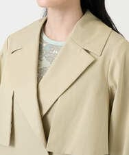 PYVEE04790 CHRISTIAN AUJARD(小さいサイズ)(メゾン ドゥ サンク) [ライナー付]デザインハーフコート ベージュ