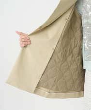 PYVEE04790 CHRISTIAN AUJARD(小さいサイズ)(メゾン ドゥ サンク) [ライナー付]デザインハーフコート ベージュ