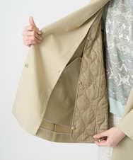 PYVEE04790 CHRISTIAN AUJARD(小さいサイズ)(メゾン ドゥ サンク) [ライナー付]デザインハーフコート ベージュ