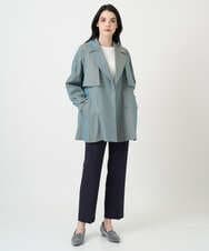 PYVEE04790 CHRISTIAN AUJARD(小さいサイズ)(メゾン ドゥ サンク) [ライナー付]デザインハーフコート ベージュ