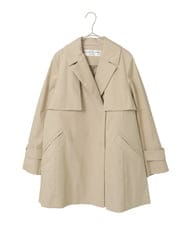 PYVEE04790 CHRISTIAN AUJARD(小さいサイズ)(メゾン ドゥ サンク) [ライナー付]デザインハーフコート ベージュ