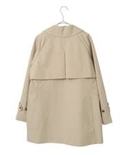 PYVEE04790 CHRISTIAN AUJARD(小さいサイズ)(メゾン ドゥ サンク) [ライナー付]デザインハーフコート ベージュ