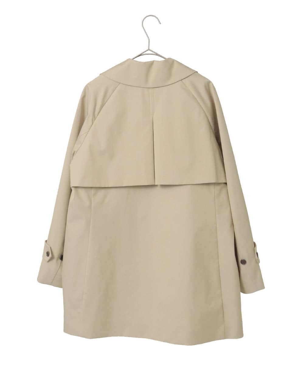PYVEE04790 CHRISTIAN AUJARD(小さいサイズ)(メゾン ドゥ サンク) [ライナー付]デザインハーフコート ベージュ