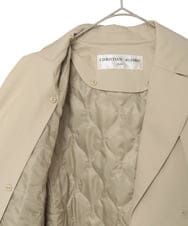 PYVEE04790 CHRISTIAN AUJARD(小さいサイズ)(メゾン ドゥ サンク) [ライナー付]デザインハーフコート ベージュ