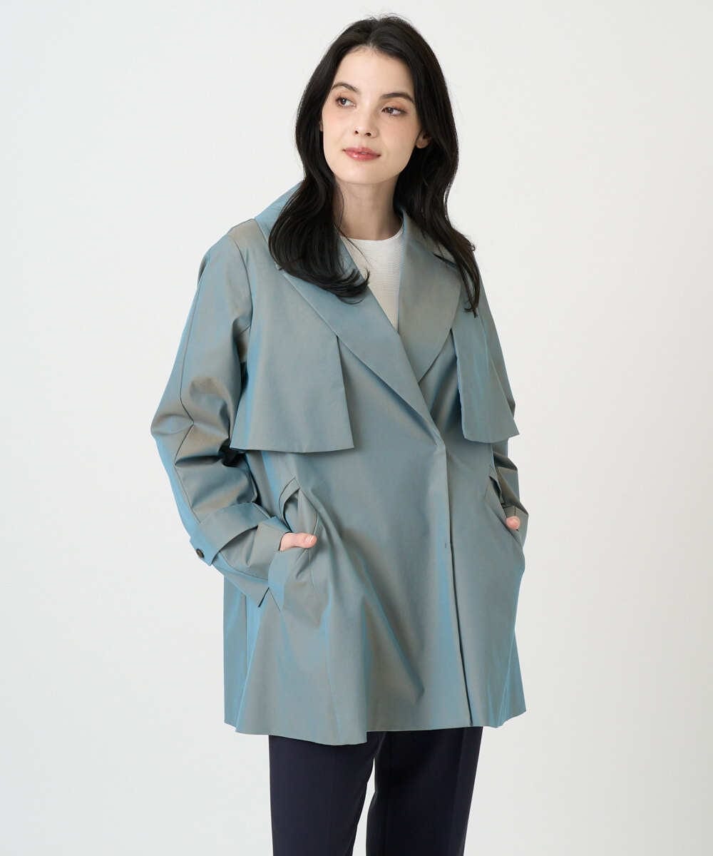 PYVEE04790 CHRISTIAN AUJARD(小さいサイズ)(メゾン ドゥ サンク) [ライナー付]デザインハーフコート ベージュ