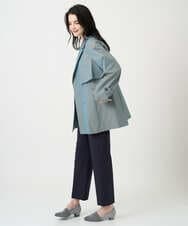 PYVEE04790 CHRISTIAN AUJARD(小さいサイズ)(メゾン ドゥ サンク) [ライナー付]デザインハーフコート ベージュ