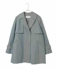 PYVEE04790 CHRISTIAN AUJARD(小さいサイズ)(メゾン ドゥ サンク) [ライナー付]デザインハーフコート グリーン