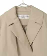 PYVEE04790 CHRISTIAN AUJARD(小さいサイズ)(メゾン ドゥ サンク) [ライナー付]デザインハーフコート ベージュ