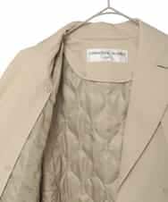 PYVEE04790 CHRISTIAN AUJARD(小さいサイズ)(メゾン ドゥ サンク) [ライナー付]デザインハーフコート ベージュ