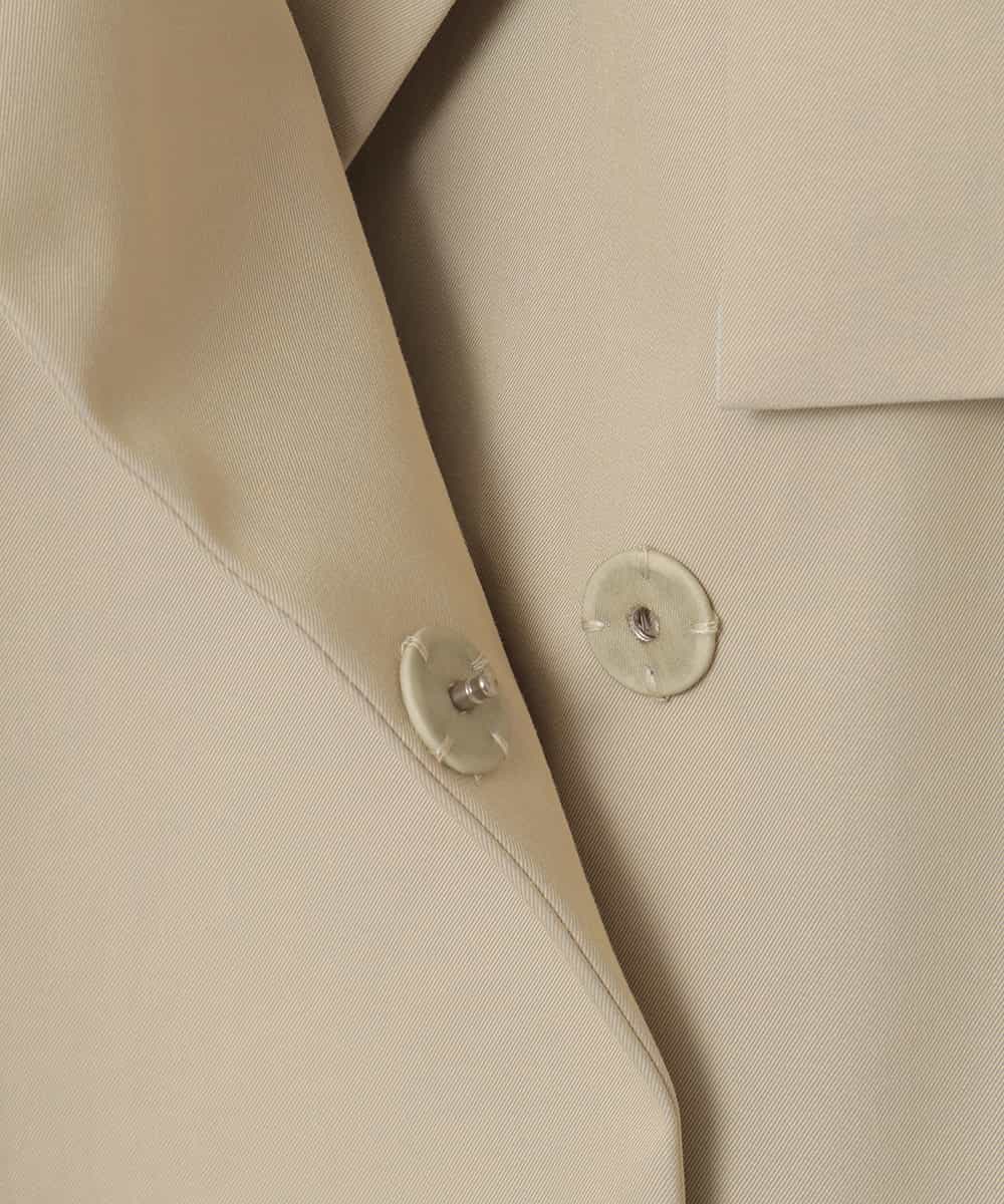 PYVEE04790 CHRISTIAN AUJARD(小さいサイズ)(メゾン ドゥ サンク) [ライナー付]デザインハーフコート ベージュ