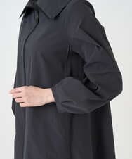 PYVEE16490 CHRISTIAN AUJARD(小さいサイズ)(メゾン ドゥ サンク) [軽い]タフタジップアップコート ダークグレー