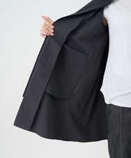 PYVEE16490 CHRISTIAN AUJARD(小さいサイズ)(メゾン ドゥ サンク) [軽い]タフタジップアップコート ダークグレー