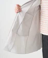 PYVEE16490 CHRISTIAN AUJARD(小さいサイズ)(メゾン ドゥ サンク) [軽い]タフタジップアップコート ダークグレー