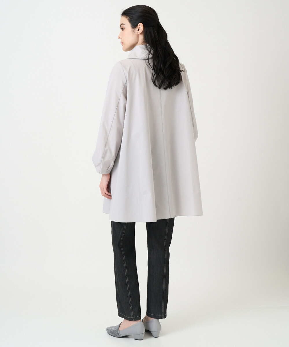 PYVEE16490 CHRISTIAN AUJARD(小さいサイズ)(メゾン ドゥ サンク) [軽い]タフタジップアップコート ダークグレー