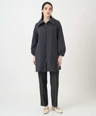 PYVEE16490 CHRISTIAN AUJARD(小さいサイズ)(メゾン ドゥ サンク) [軽い]タフタジップアップコート ダークグレー