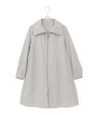 PYVEE16490 CHRISTIAN AUJARD(小さいサイズ)(メゾン ドゥ サンク) [軽い]タフタジップアップコート ダークグレー