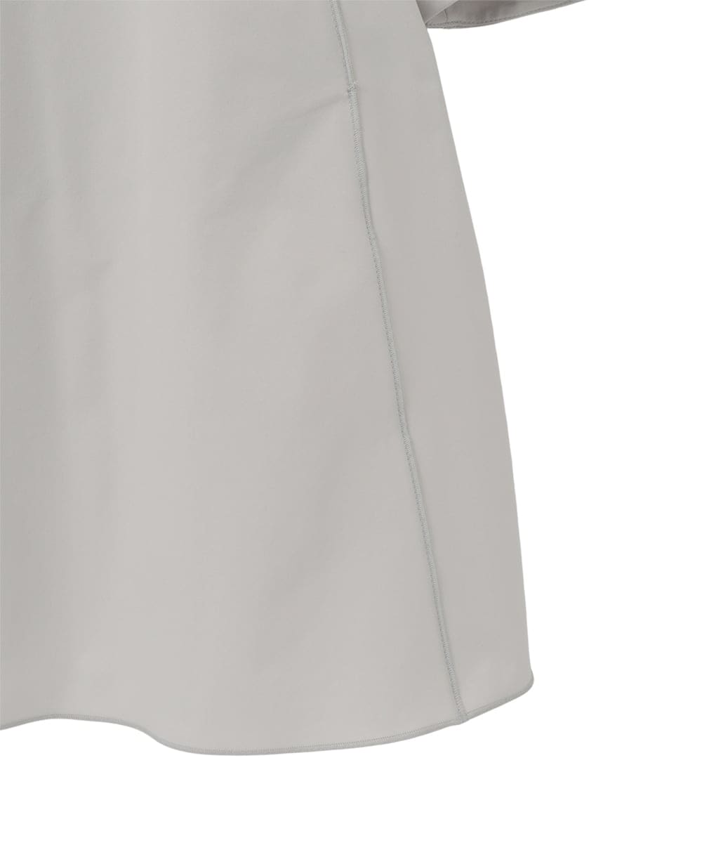 PYVEE16490 CHRISTIAN AUJARD(小さいサイズ)(メゾン ドゥ サンク) [軽い]タフタジップアップコート ダークグレー