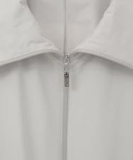 PYVEE16490 CHRISTIAN AUJARD(小さいサイズ)(メゾン ドゥ サンク) [軽い]タフタジップアップコート ダークグレー