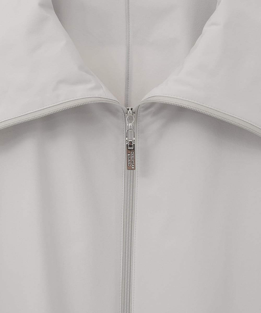 PYVEE16490 CHRISTIAN AUJARD(小さいサイズ)(メゾン ドゥ サンク) [軽い]タフタジップアップコート ダークグレー