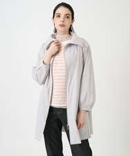 PYVEE16490 CHRISTIAN AUJARD(小さいサイズ)(メゾン ドゥ サンク) [軽い]タフタジップアップコート ダークグレー