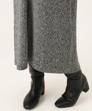 PZAAG16390 GEORGES RECH(ジョルジュ・レッシュ) ラグランスリーブセミハイネックニットワンピース ブラック