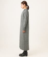 PZAAG16390 GEORGES RECH(ジョルジュ・レッシュ) ラグランスリーブセミハイネックニットワンピース ブラック