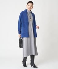 PZAAW39390 GEORGES RECH(ジョルジュ・レッシュ)  [2点セット]ファインウールレイヤードワンピース グレー
