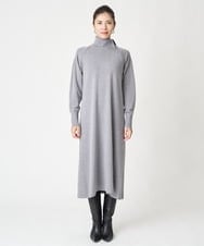 PZAAW39390 GEORGES RECH(ジョルジュ・レッシュ)  [2点セット]ファインウールレイヤードワンピース グレー