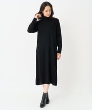 PZAAW39390 GEORGES RECH(ジョルジュ・レッシュ)  [2点セット]ファインウールレイヤードワンピース グレー