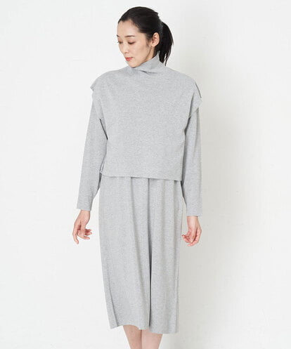 PZAEU05390 GEORGES RECH [セットアップ対応]ニットベストレイヤードワンピース