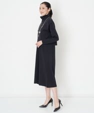 PZAEU05390 GEORGES RECH(ジョルジュ・レッシュ) [セットアップ対応]ニットベストレイヤードワンピース グレー