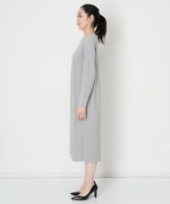 PZAEU05390 GEORGES RECH(ジョルジュ・レッシュ) [セットアップ対応]ニットベストレイヤードワンピース グレー