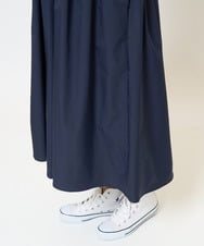 PZAGB45360 GEORGES RECH(ジョルジュ・レッシュ) タフタドッキング配色ボーダーニットワンピース ネイビー