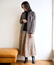 PZBAD62290 GEORGES RECH(ジョルジュ・レッシュ)  [日本製]コーデュロイシャツジャケット ダークグレー