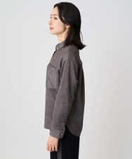PZBAD62290 GEORGES RECH(ジョルジュ・レッシュ)  [日本製]コーデュロイシャツジャケット ダークグレー