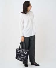 PZBAE52230 GEORGES RECH(ジョルジュ・レッシュ)  [日本製]ストレッチタイプライターシャツ ホワイト