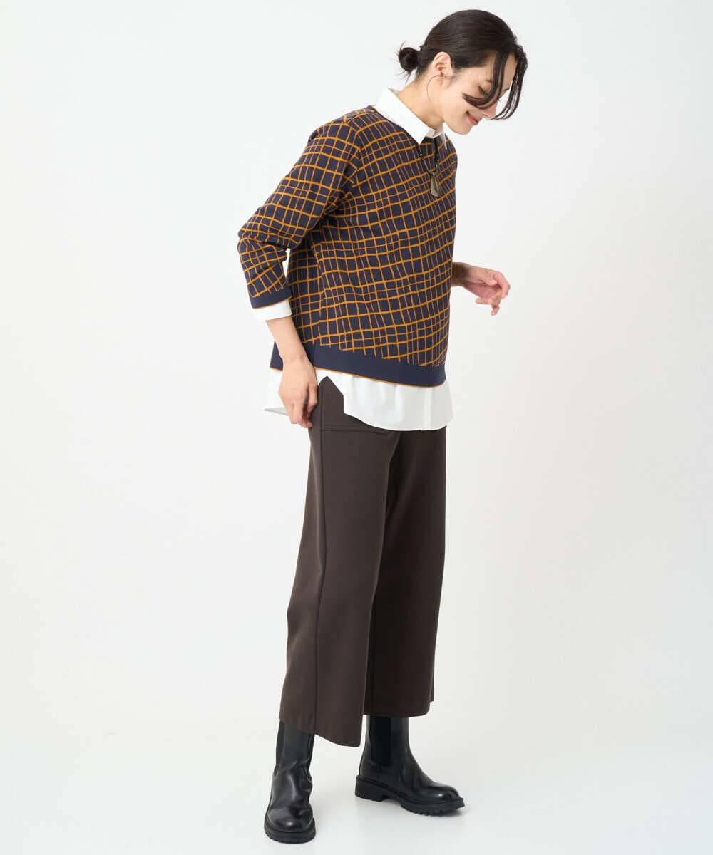 PZBAE52230 GEORGES RECH(ジョルジュ・レッシュ)  [日本製]ストレッチタイプライターシャツ ホワイト