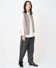 PZBAE52230 GEORGES RECH(ジョルジュ・レッシュ)  [日本製]ストレッチタイプライターシャツ ホワイト