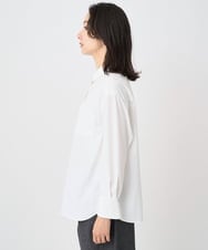 PZBAE52230 GEORGES RECH(ジョルジュ・レッシュ)  [日本製]ストレッチタイプライターシャツ ホワイト